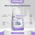 Foodline Lavanta Kokulu Ince Taneli Bentonit Topaklanan Kedi Kumu 10 Lt x 2 Adet - Görsel 2
