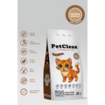Pet Clean 20 Litre Toprak Kokulu Ince Taneli Ultra Topaklanan Tozsuz Kedi Kumu