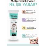 Vitpaw Multi Paste 100 Gr.(KEDİLER İÇİN BAĞIŞIKLIK GÜCLENDİRİCİ VE TÜY YUMAĞI ÖNLEYİCİ MULTİVİTAMİN) Kedi Vitamin - Görsel 2