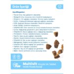 Dr. Paw Multivit Plus Küçük Irk Köpekler için Glütensiz ve Şekersiz Günlük Vitamin ve Sağlık Destekleyici Çiğnenebilir Tablet (60 Adet, 90 Gr) - Görsel 4