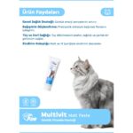 Dr. Paw - Multivit Malt Paste Kediler için Glütensiz ve Şekersiz Günlük Vitamin (Multivitamin) Takviyesi 100 gr - Görsel 2