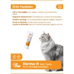 Dr. Paw Derma H Malt Paste - Kediler için Tüy Dökülmesini Azaltan Glütensiz ve Şekersiz Deri ve Tüy Sağlığı Destekleyici 75 ml - Görsel 2