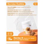 Dr. Paw - Derma H Plus Küçük Irk Köpekler için Glütensiz ve Şekersiz Tüy ve Cilt Sağlığı Destekleyici Çiğnenebilir Tablet (60 Adet, 90 Gr) - Görsel 3