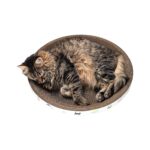 Rotipet Karton Kedi Tırmalama Yuvarlak Kedi Yatağı 45x9 cm - Görsel 3