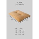 Jungolica Pet Products Polly, Çift Taraflı Kullanılabilen, Yıkanabilir Kedi ve Köpek Minderi - Görsel 4