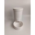 SHAN BEYAZ HAZNELİ OTOMATİK EVCİL HAYVAN MAMA KABI - Görsel 4