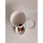 SHAN BEYAZ HAZNELİ OTOMATİK EVCİL HAYVAN MAMA KABI - Görsel 2