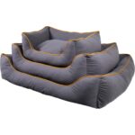 Jungolica Pet Products Lucy, Çift Taraflı Minderli, Ultra Yumuşak, Kaydırmaz Tabanlı, Yıkanabilir Kedi ve Köpek Yatağı - Görsel 5