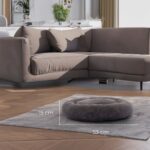 Pugalo Peluş Kedi ve Köpek Yatağı Antrasit Renkte, Ekonomik Kedi Yatağı - Görsel 2