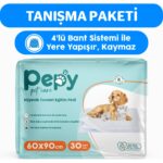 Pepy Pet Care Pepy 60X90 Cm Hijyenik Tuvalet Eğitim Pedi 30'Lu 1 Paket 30 Adet - Görsel 2