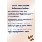 AIM30 Multivitamin +A30 A30, Multivitamin ve Mineral Içeren Takviye Edici Gıda Tavuk ve Sığır Etli - Görsel 3