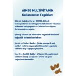 AIM30 Multivitamin +A30 A30, Multivitamin ve Mineral Içeren Takviye Edici Gıda Tavuk ve Yengeçli - Görsel 5