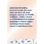 AIM30 Multivitamin +A30 A30, Multivitamin ve Mineral Içeren Takviye Edici Gıda Tuna ve Yengeçli - Görsel 5