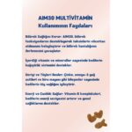 AIM30 Multivitamin A30, Multivitamin ve Mineral Içeren Takviye Edici Gıda Sığır Etli - Görsel 5