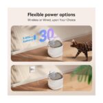 Cheerble E1+ Çelik Hazneli Şarjlı Otomatik Kedi Köpek Su Pınarı 2 Lt 22X20X18 cm - Görsel 5