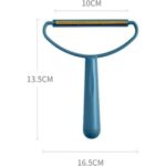 Milena Life Çift Taraflı Kedi Köpek Tüy Temizleyici Tarak Halı Koltuk Tiftik ve Toz Toplayıcı Aparat Mavi 1 Adet - Görsel 3