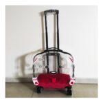 Şeffaf Çekçekli Kedi Köpek  Taşıma Çantası Pet Taşıma Çantası