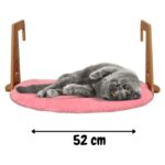 Pribor Kalorifer Petek Yatağı Geniş Kalın Süngerli Kedi Yatağı 30x50cm (Kolay Geçmeli Montaj)