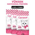 Carnaval Tavuklu Yavru Kedi Maması 3 kg (2x1.5kg) - Görsel 2