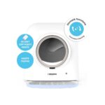 Xenon Smart Akıllı Otomatik Kedi Tuvaleti UV Sterilizasyonlu Koku Tableti ve Çıkarılabilir Kum Paspası Hediyeli Cat Cleaner X8620 - Görsel 3