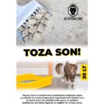 Animaire Aktif Karbonlu Topaklanan Kokusuz %100 Doğal Killi Yeni Nesil Kedi Kumu 30 Lt - Görsel 5