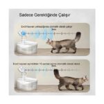 MDS Kedi Su Pınarı Akıllı Kızılötesi Hareket Sensörü - Enerji Tasarruflu ve Eğlenceli Su Çeşmesi - Görsel 3
