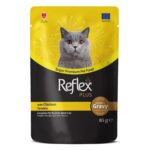 Reflex Karışık Soslu Kedi Yaş Maması Kedi Pouch 85 gr - 48 Adet - Görsel 4