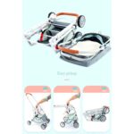 Glipet York Kedi Köpek Arabası 49X67X101 cm Yeşil - Görsel 2