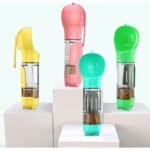 Alpotekno® Taşınabilir Hazneli Mama Kaplı ,kaka Poşetli Kedi,köpek SULUĞU-300ML - Görsel 3