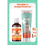 Biofeline Kısırlaştırılmış Kediler İçin Tüy Sağlığı ve Besleyici Destek Seti: 100g Malt Macun + Biotinli Damla - Görsel 3