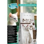 Mi Cat 20 Litre Toprak Kokulu Kedi Kumu Koku Hapseden Aktif Karbonlu Süper Topaklanan ve Tozsuz - Görsel 5