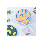 Zigver Pet Yavaş Gıda Köpek Kase Oyuncak Pet Köpek Kase Sürgülü Gıda Arama Çok Fonksiyonlu Yiyecek Kutusu Pembe - Görsel 3