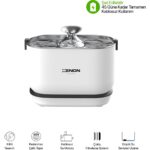 Xenon Smart Akıllı 5lt Hazneli Çelik Mama Kabı Otomatik Şarjlı Su Şelalesi Smart Tag ve Yedek Filtre 4'lü Pet Seti - Görsel 5