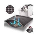 Cemgizay Çanta Cengizay Büyük Kedi Tuvaleti önü elekli paspas - Kolay Kum Boşaltımı, Sağlıklı Plastik, 60X42 cm