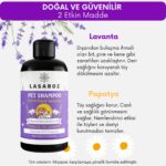 LASAROZ Kedi Köpek Şampuanı Lavanta ve Papatya Yağlı Tüy Dökme Önleyici Nemlendirci Etkili 250 ml - Görsel 3