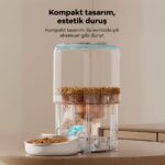 Whirtz PT-1002 Kameralı & Ses Kontrollü 4 Litre Akıllı Mama Kabı – Evcil Dostlarına Teknolojik Konfor - Görsel 2