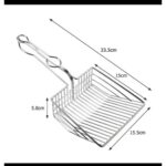 Hesperus Paslanmaz Metal Kedi Köpek Kum Temizleme Küreği - Görsel 4