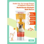 BioFeline Kedi Multivitamin Macunu Malt Aromalı 18 Vitaminli Bağışıklık ve Tüy Sağlığı 100 gr Şekersiz - Görsel 5