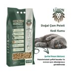 Lixon Natural Doğal Çam Peleti Kedi Kumu 5 kg (10L) Yavru/yetişkin Kediler ve Kemirgen Hayvanlar Için %100 Biyobozunur - Astımlı Kediler Için Uygun - Kimyasal Içermeyen - Yüksek Emiş Gücü - Görsel 2