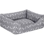 Pet Comfort Uniform Bone Gri-Beyaz Kedi ve Köpek Yatağı S 40X50CM Nrmsa - Görsel 2