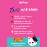 Metapet Kediler için Premium Multi Vitamin Damla, Doğal ve Organik Içerikli Kedi vitamini, 50 ML - Görsel 3