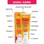 Metapet Kediler için Multi Vitamin Paste, Premium Malt Macunu, Kedi MultiVitamini Maltı Vitamini 100 Gr - Görsel 5