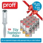 proff Tüy Toplayıcı 12 Li Yedek Rulo Aparat (12X50 = 600 Yaprak)