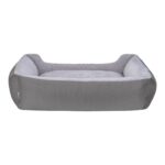 Pet Comfort Bravo Duo  Köpek Yatağı Gri/Gri Peluş XL 105x80cm - Görsel 3