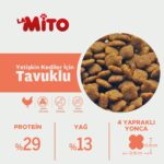 La Mito Adult Cat Tavuklu Yetişkin Kedi Maması 1kg x 10 Adet, Tüm Irklar İçin, Doğal, Şeker İçermez - Görsel 4