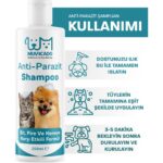 Muvicado Kedi Köpek Parazit Şampuanı Iç Dış Parazit Karşıtı Kuru Şampuan Bit Pire Parazit Kene Tüy Tarağı Tasması Ile Kullanıma Uygundur - Görsel 4
