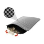 Yünteks Elekli Kedi Tuvalet Önü Kedi Kum Paspası Gri Delikli Kedi Tuvaleti Kedi Kumu Paspası