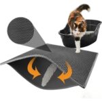 Yünteks Elekli Kedi Tuvalet Önü Kedi Kum Paspası Gri Delikli Kedi Tuvaleti Kedi Kumu Paspası - Görsel 2