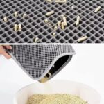 Yünteks Elekli Kedi Tuvalet Önü Kedi Kum Paspası Gri Delikli Kedi Tuvaleti Kedi Kumu Paspası - Görsel 3