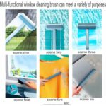 Feryx 4'ü 1 Arada Pencere Ekran Temizleyici Fırça Pencere Sileceği Tüy Toplama Kedi Tüy Toplama - Görsel 5